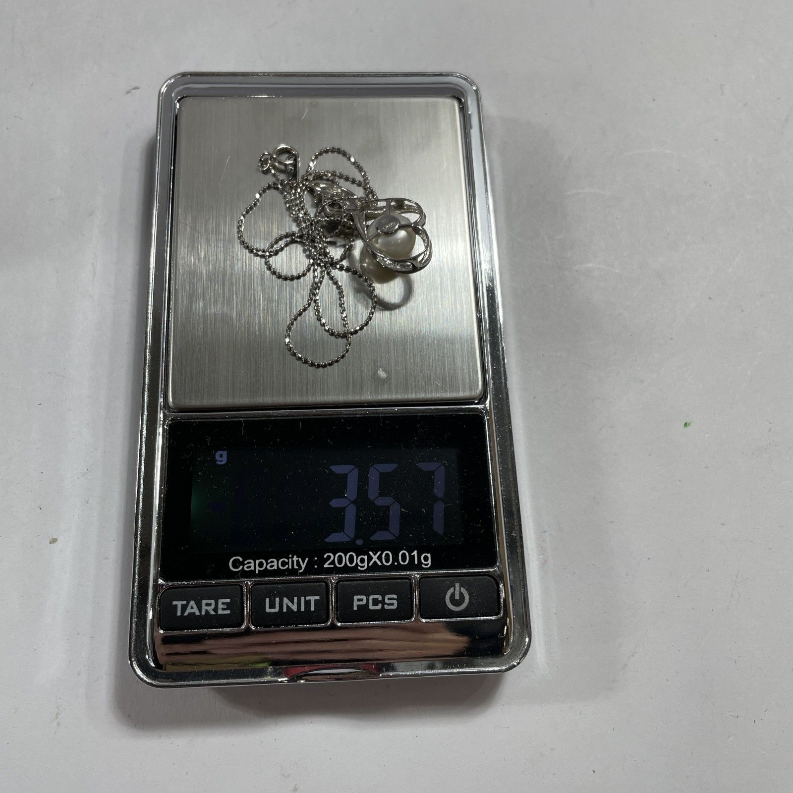 ☆ K14/K14WG刻印 14金 ホワイトゴールド トップス付きネックレス