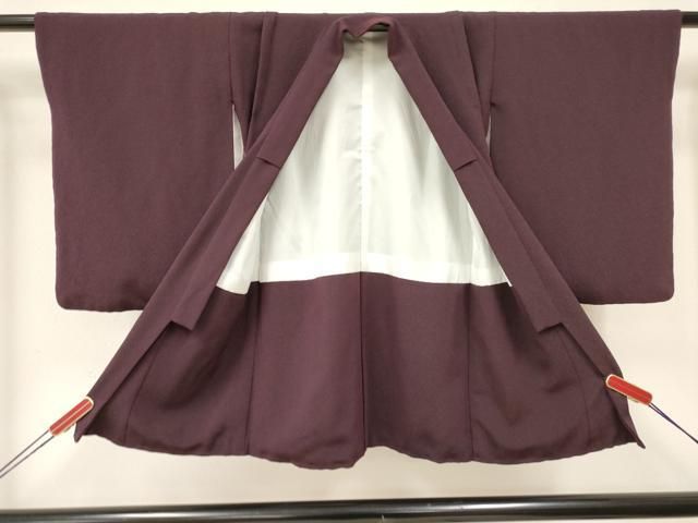 平和屋着物 七五三 男の子 似せ紫色 洗える着物 ma