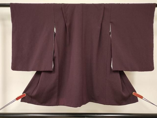 平和屋着物 七五三 男の子 似せ紫色 洗える着物 ma