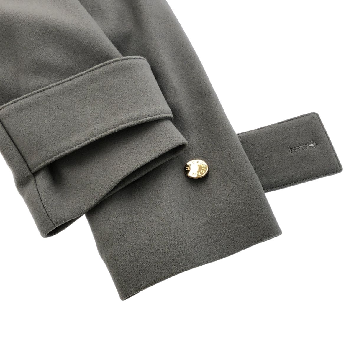 MACKINTOSH マッキントッシュ NEW HUMBIE NO COLLAR MB メタルボタン 
