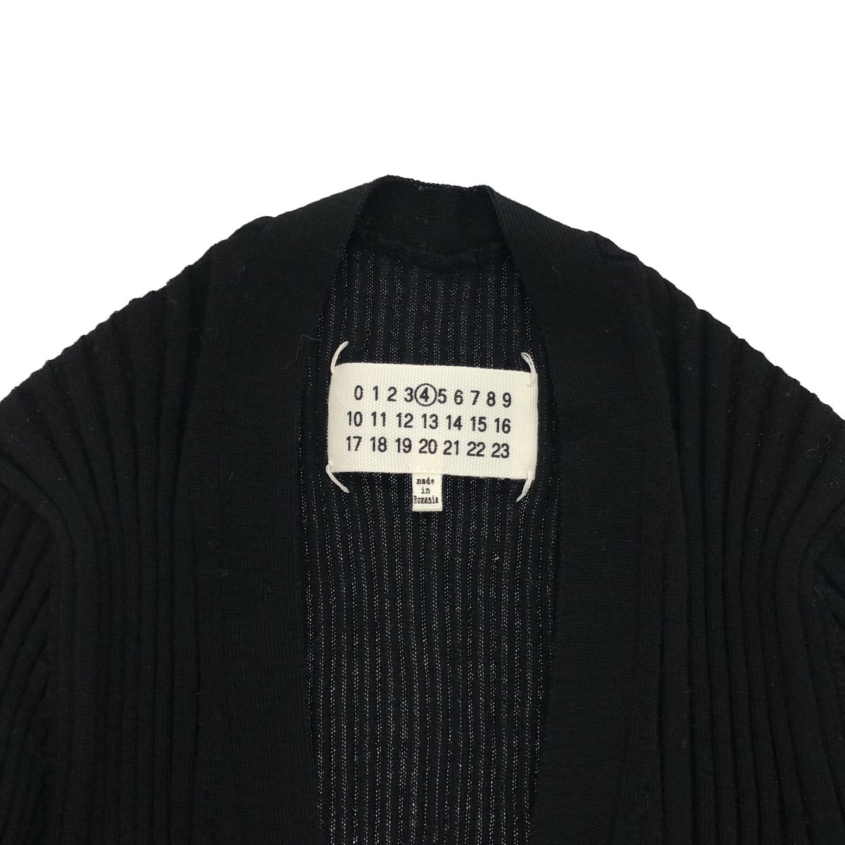 Maison Margiela 4 メゾン マルジェラ リブニットロングカーディガン