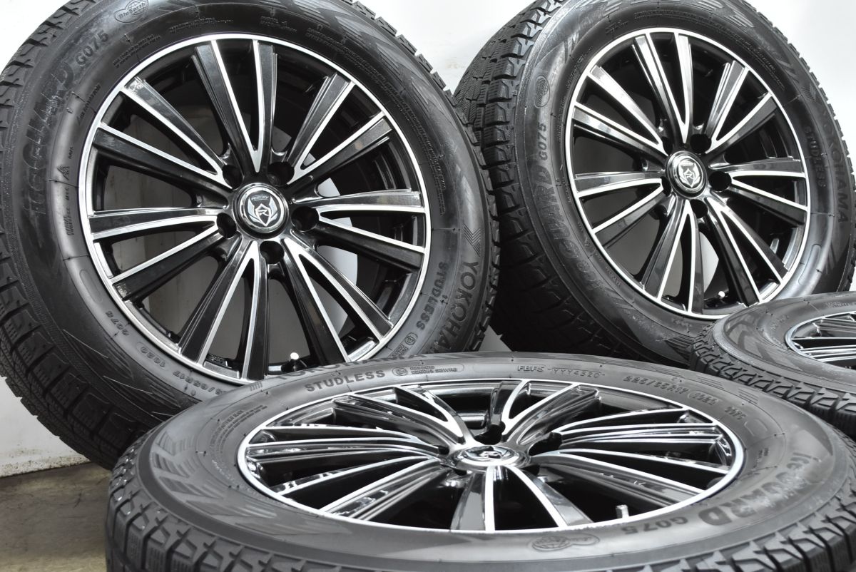 バリ溝 Weds ライツレー 17 in 7 J 40 PCD 114 3 ヨコハマ アイスガード G 075 225 65 R エクストレイル CX 5 8 レガシィアウトバック