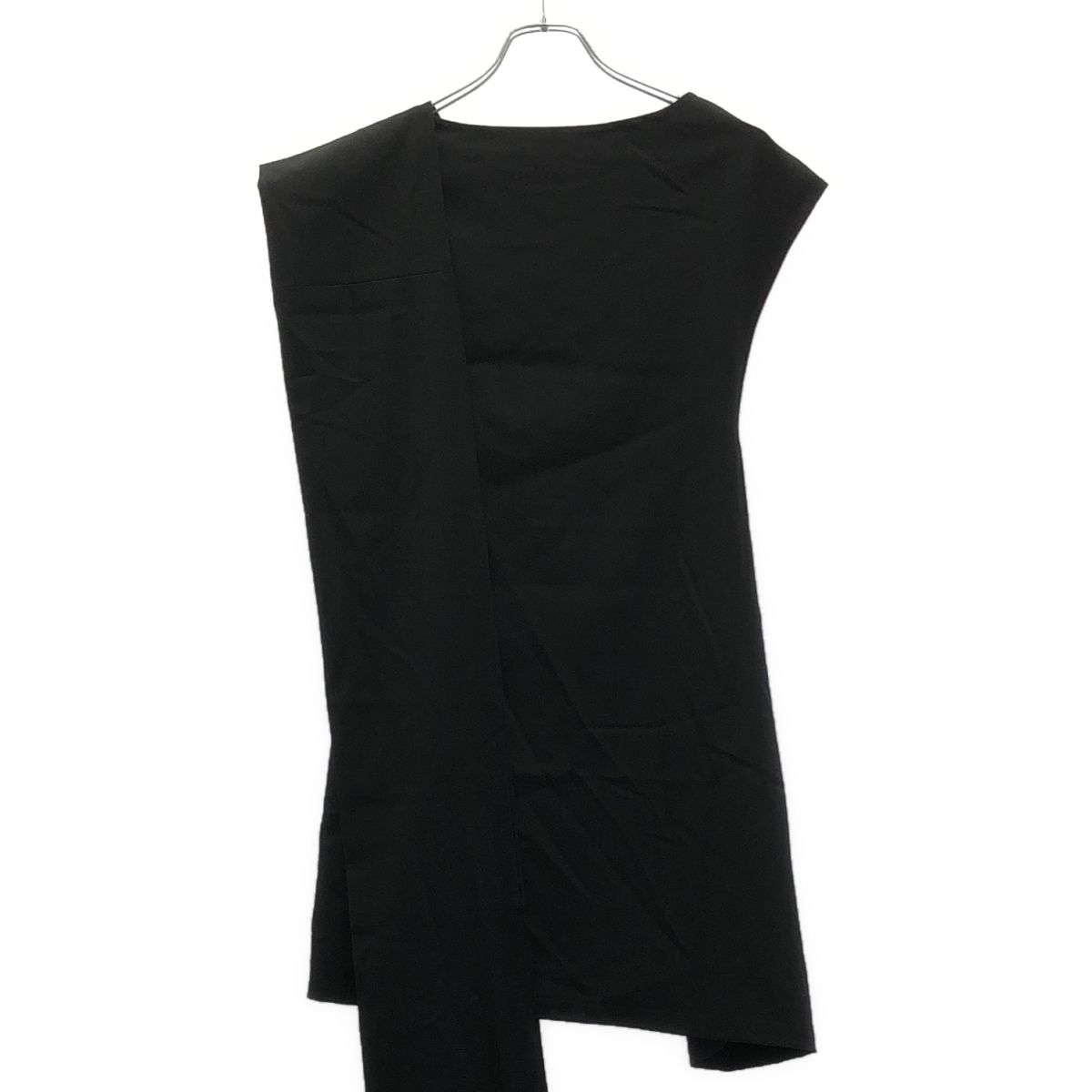 LIMI feu リミフゥ ノースリーブストールドレープトップス LA-D 91-180 ブラック S