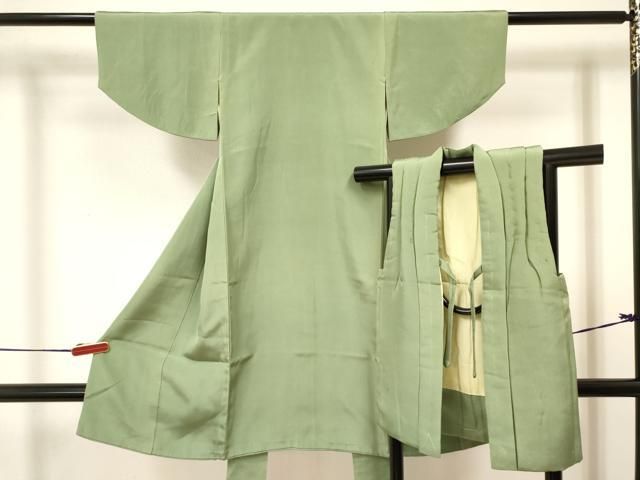 平和屋着物 子供 男の子 被布セット 山葵色 ma