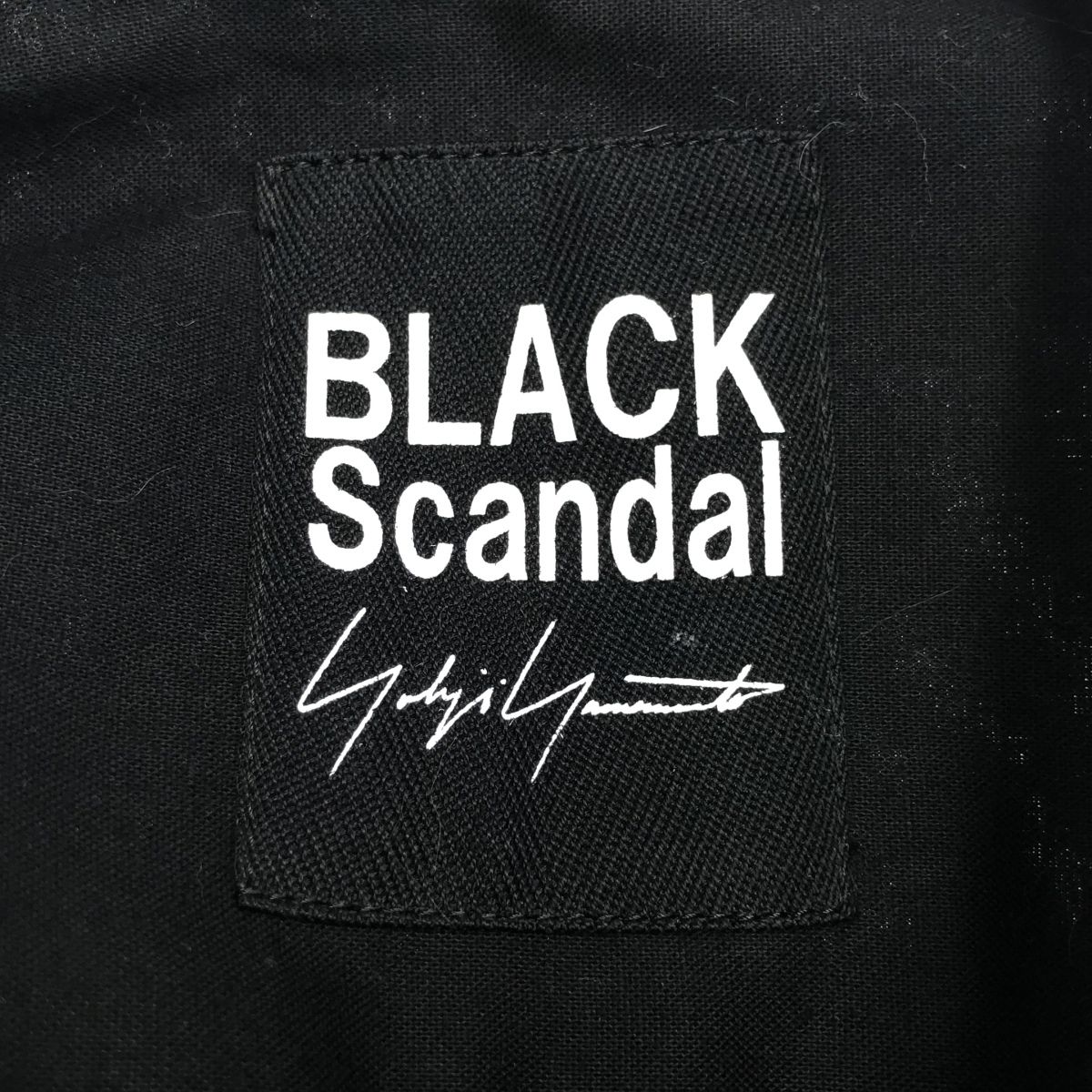 BLACK Scandal Yohji Yamamoto ブラックスキャンダルヨウジヤマモト