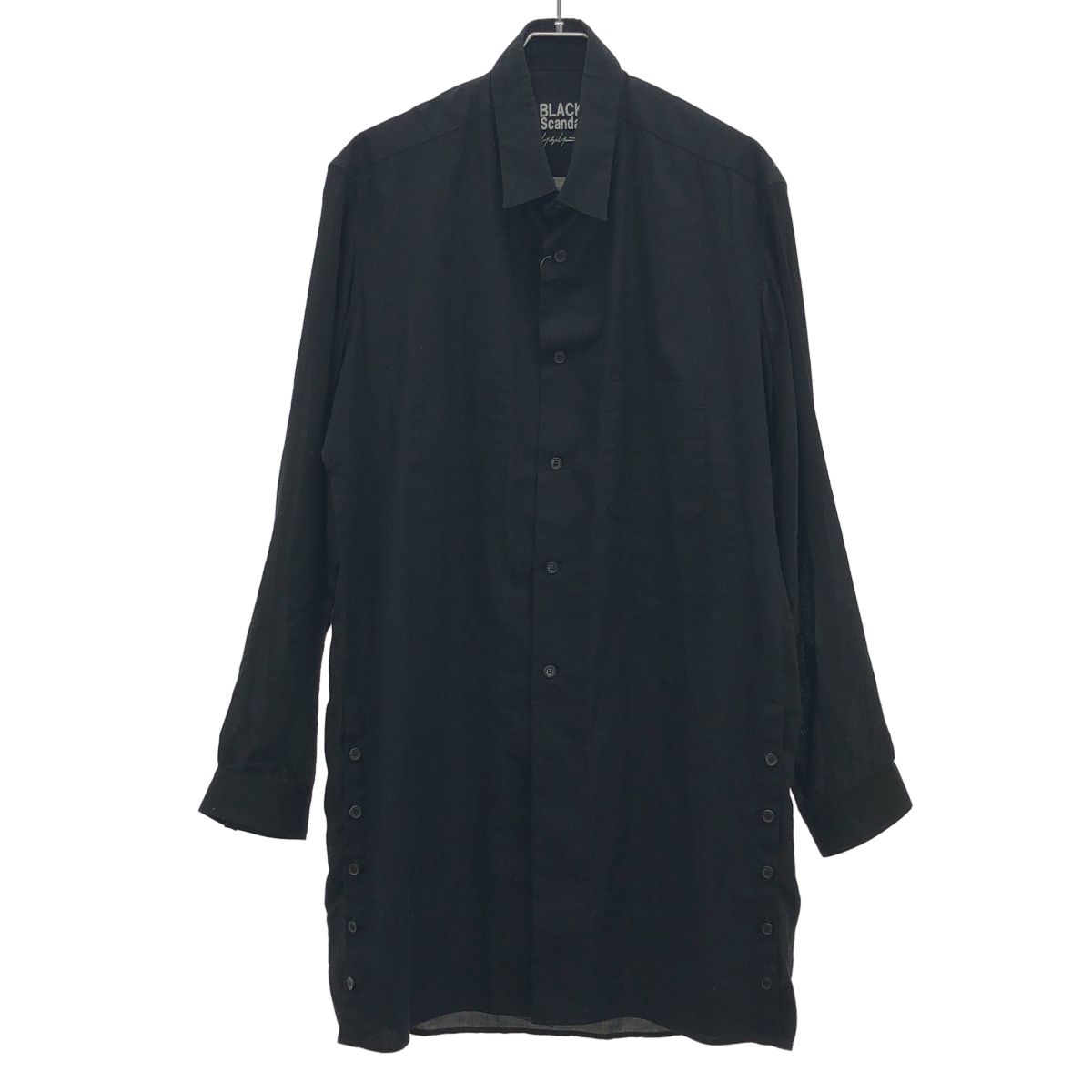 ヨウジヤマモト　yohji yamamoto ブラックスキャンダル　レーヨン長袖 BLACK Scandal Yohji Yamamoto ブラックスキャンダルヨウジヤマモト