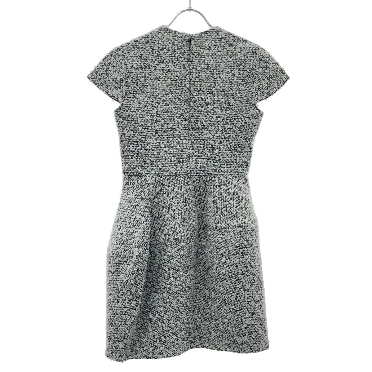 YOKO CHAN ヨーコチャン ツイードワンピース YCD-520-544 グレー系 38