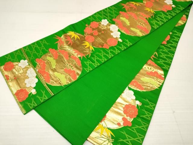 袋帯セット 御所車花蝶文