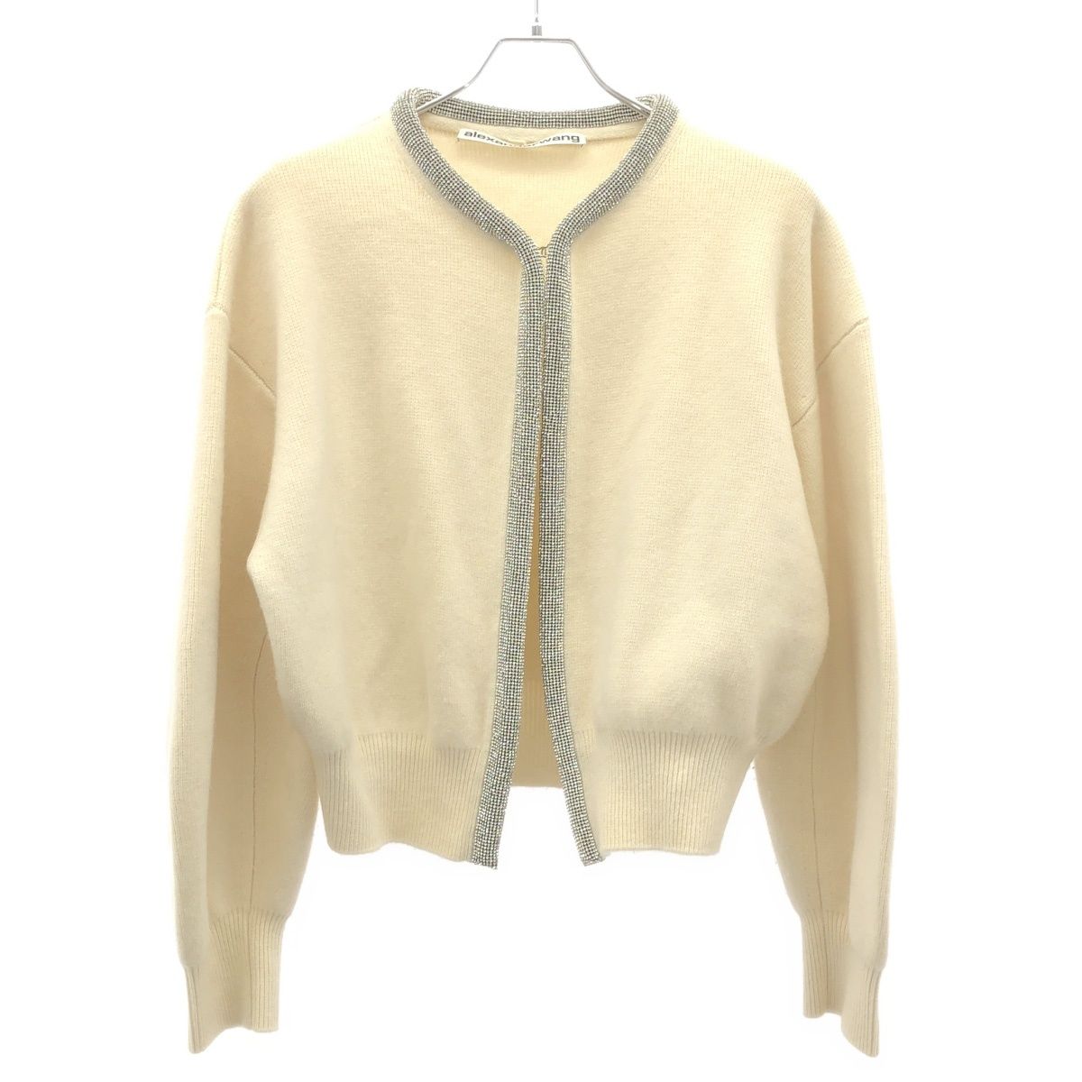 Alexanderwang カーディガン M ALEXANDER WANG アレキサンダーワン ラインストーンカラーニット