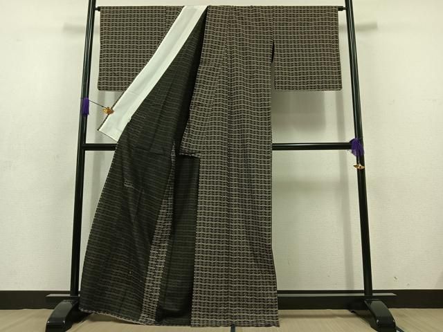 平和屋着物▽本場大島紬 単衣 蜻蛉 正絹 逸品 AABD7490jh - メルカリ