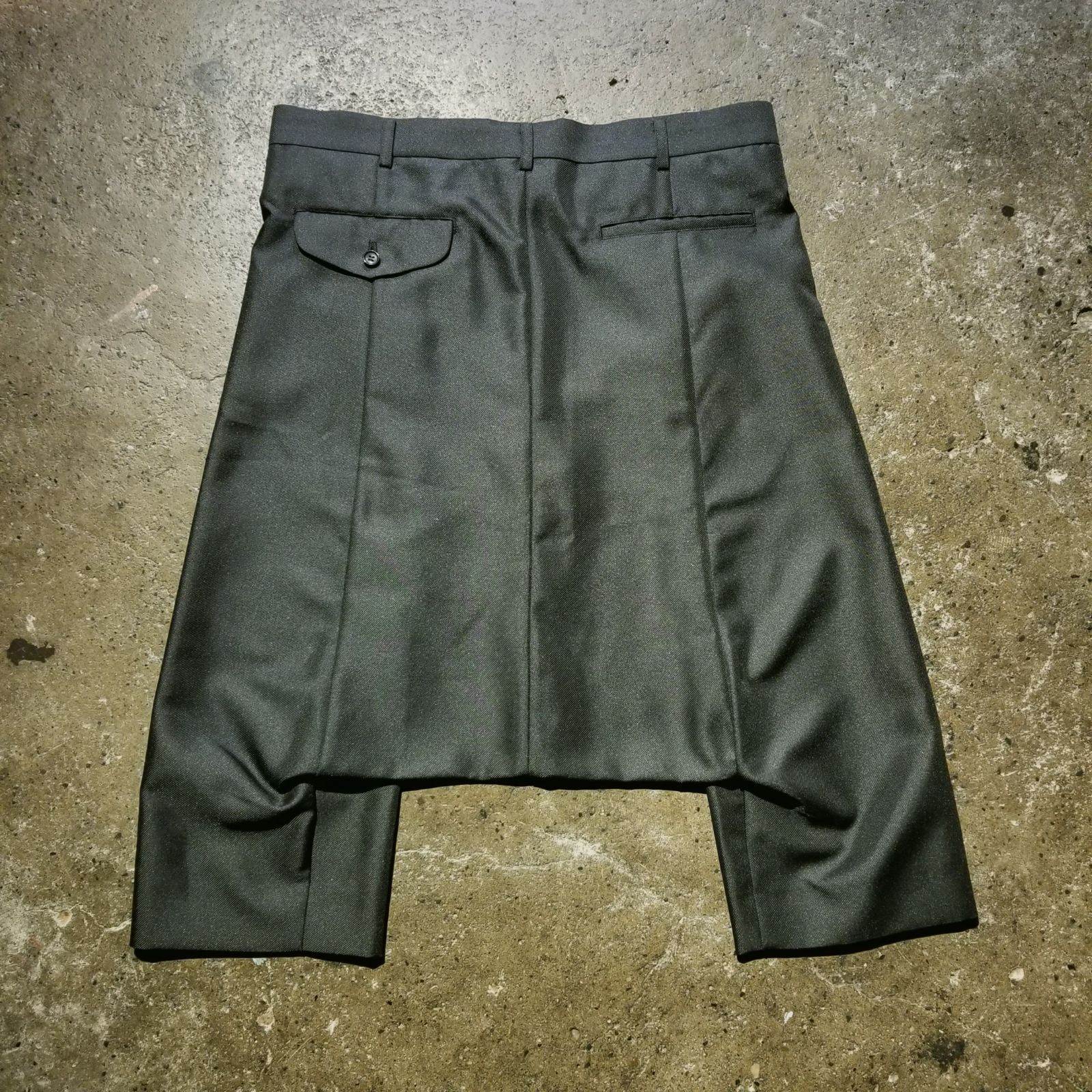 COMME des GARCONS HOMME PLUS 25ss エステルツイル サルエルパンツ M