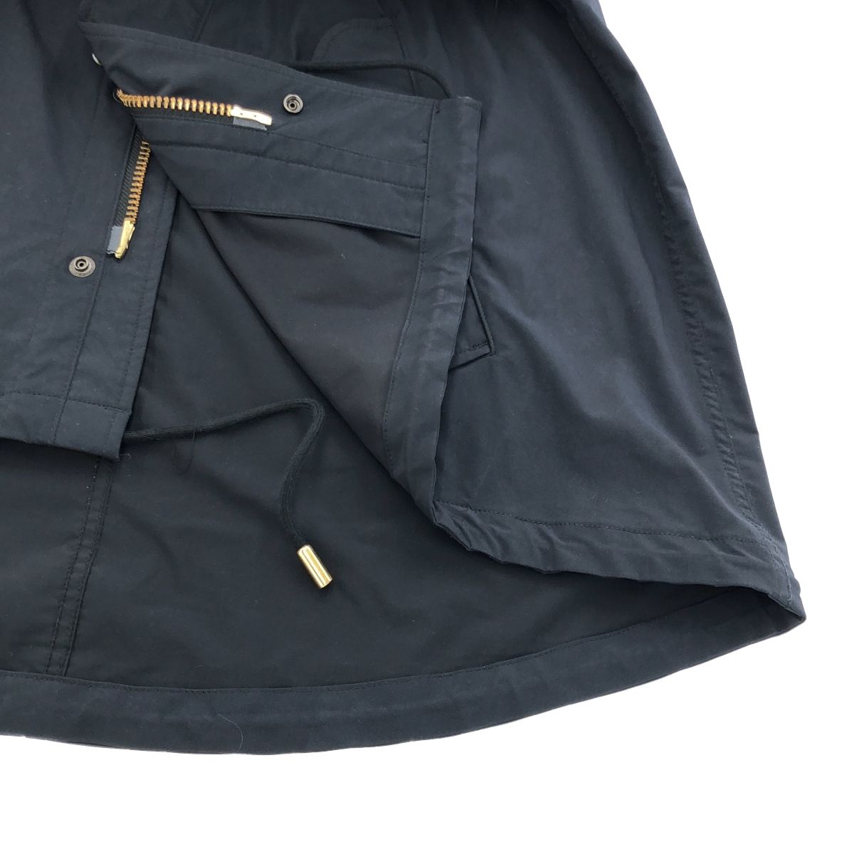 美品　THE RERACS ザリラクス　ショートモッズコート ブラック 　38 THE RERACS ザ リラクス 19SS ショートモッズコート 19SS-RECT-200L-2