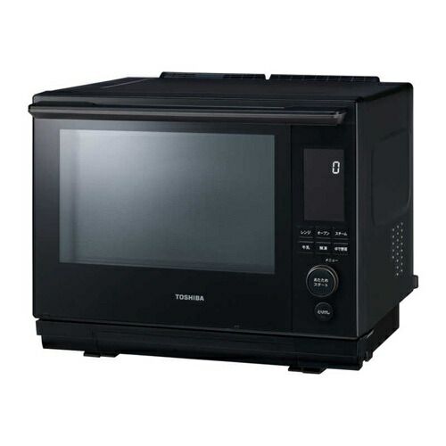 オーブンレンジ 30 L 石窯ドーム TOSHIBA 東芝 ER D 5000 B K グランブラック 過熱水蒸気 薄型 コンパクト