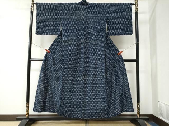 平和屋着物○久留米絣 単衣 吉祥文 綿 逸品 CABA6328yc - メルカリ