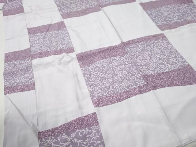 平和屋着物 長襦袢 無双仕立て 市松鳳凰花唐草文 やまと誂製 正絹 yc