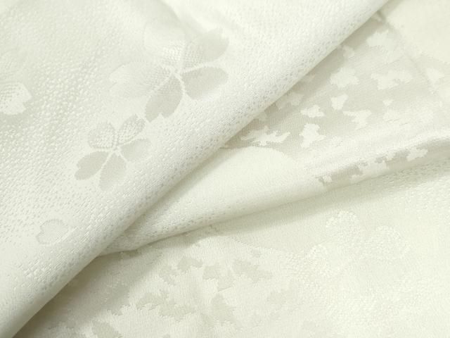 平和屋着物 長襦袢 無双仕立て 道長舞桜地紋 暈し染め 正絹 yc