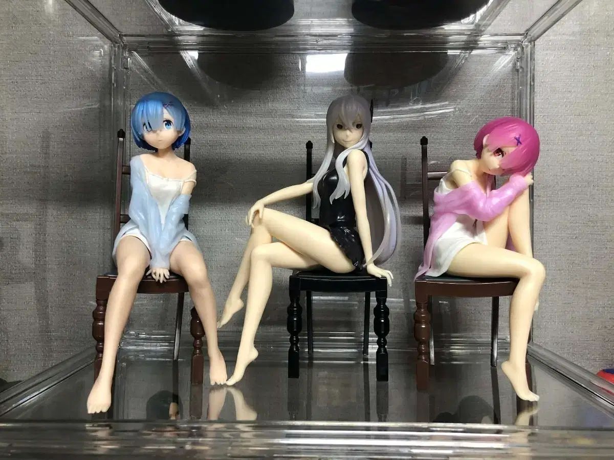 リゼロ レム/ラム/エキドナ フィギュア セット