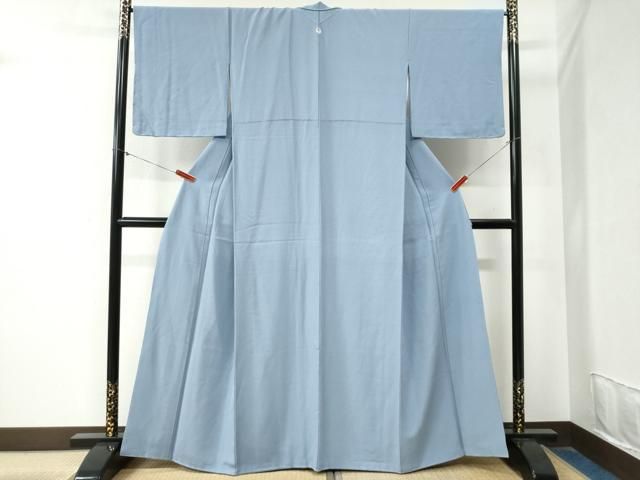 平和屋着物 上質な色無地 淡藤色 正絹 yc