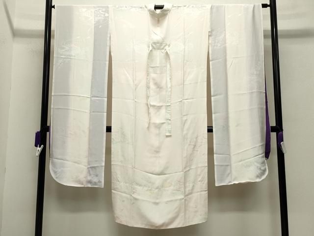  平和屋着物 振袖用長襦袢 無双仕立て 檜扇吉祥花地紋 暈し染め 正絹 gh 長襦袢 長襦袢 半襦袢