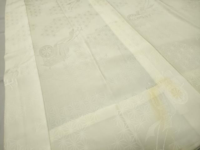 御所車麻の葉地紋 暈し染め