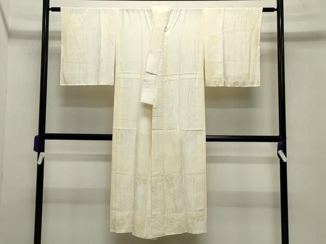 平和屋着物 長襦袢 無双仕立て 御所車麻の葉地紋 暈し染め やまと誂製 正絹 gh