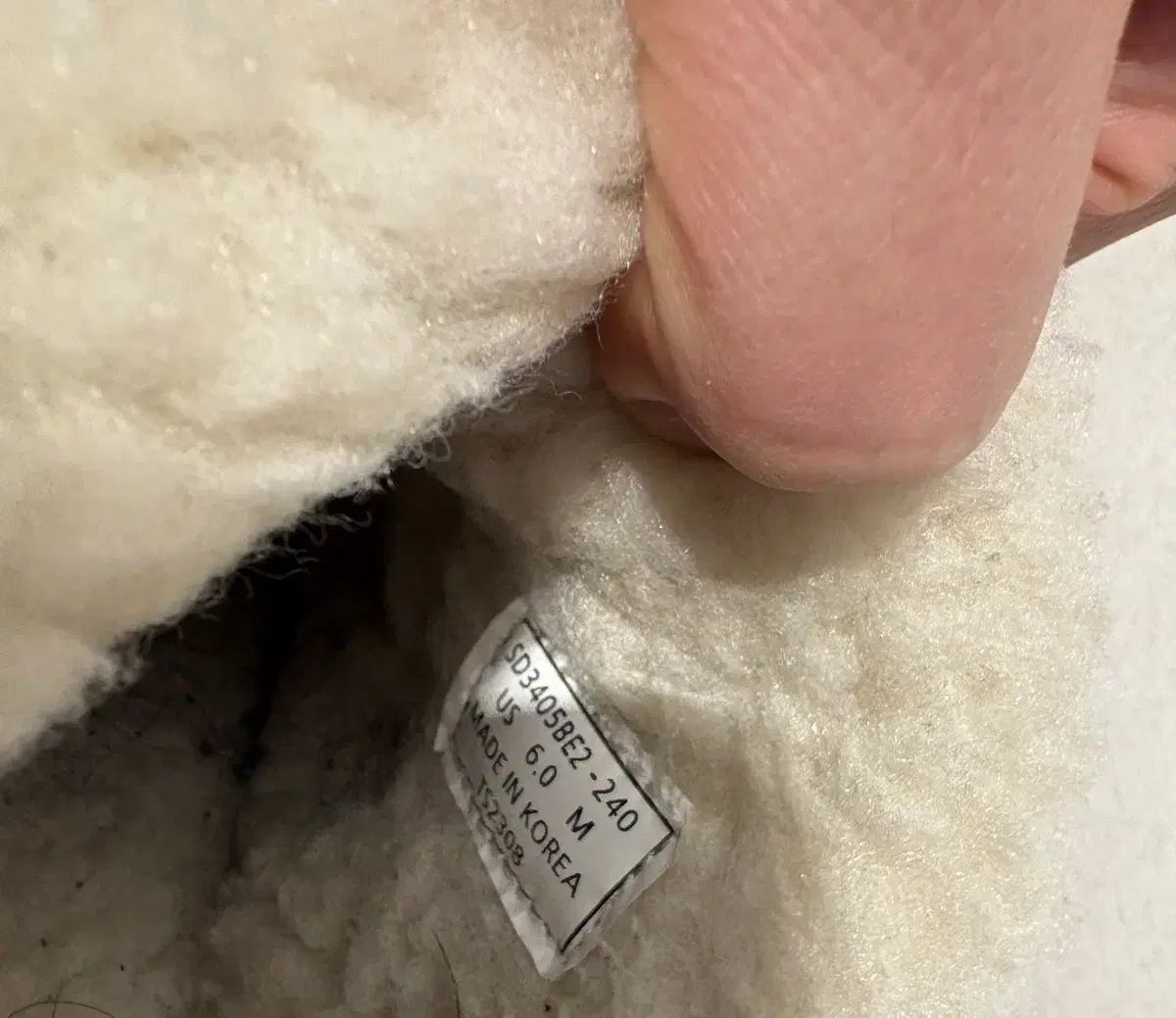 ニュー ンス ファー ミュール スリッパ ベージュ