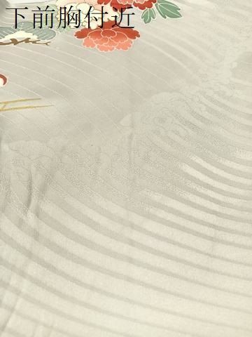 雪輪吉祥花鳥文