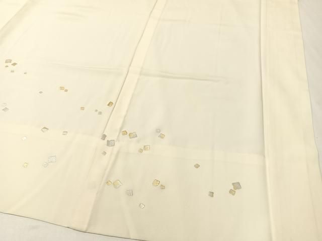  平和屋着物 長襦袢 無双仕立て 箔散らし 金銀彩 広衿仕立て 正絹 vp 長襦袢 長襦袢 半襦袢