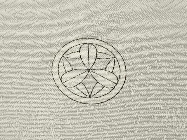 平和屋着物○訪問着 総刺繍 吉祥花文 金銀糸 ロング丈 正絹 逸品