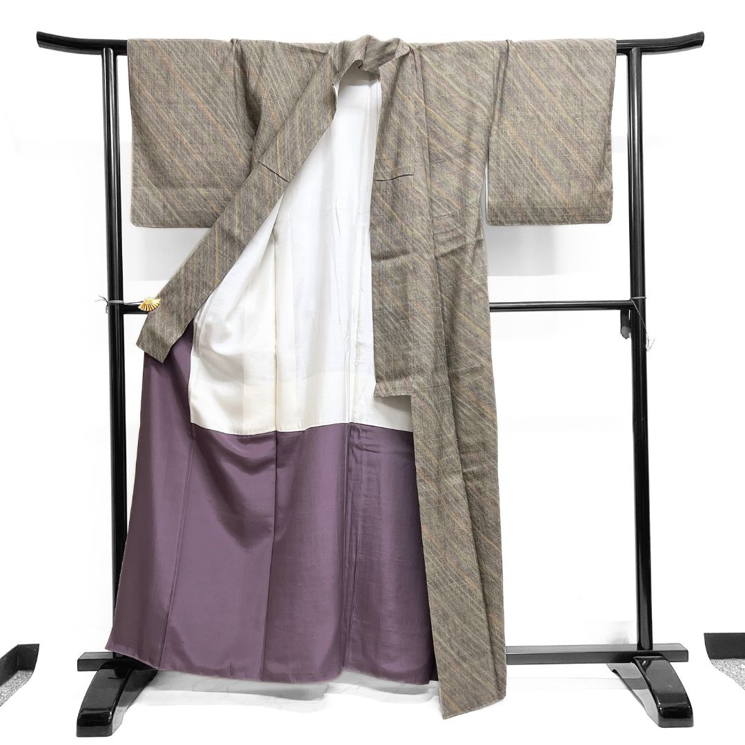 変わり格子 着物