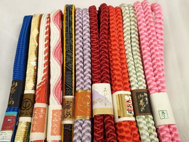平和屋着物 和装小物 帯締め10本セット 組紐 素材色々 zzz