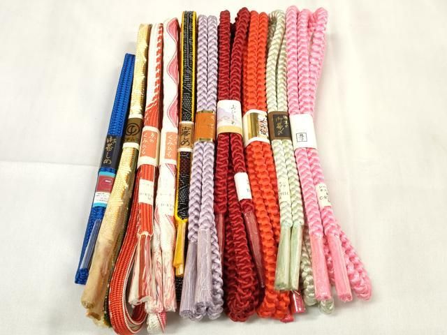 平和屋着物 和装小物 帯締め10本セット 組紐 素材色々 zzz