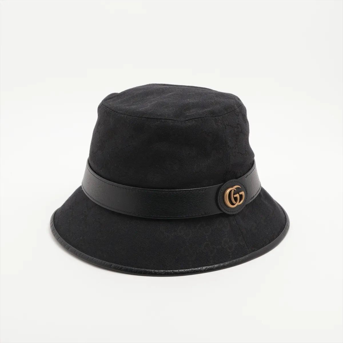 極美品 グッチ GGキャンバス バケットハット バケハ XL 帽子 576587