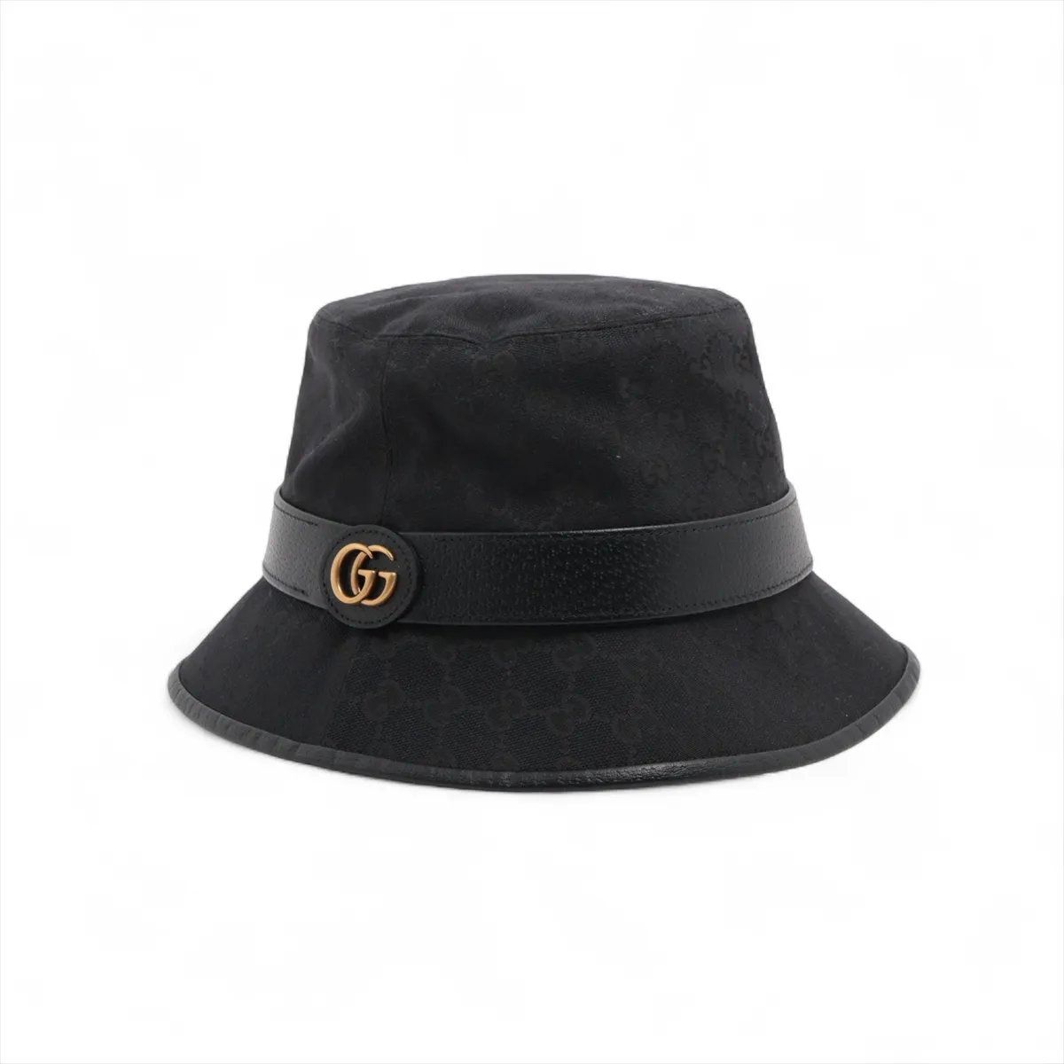 グッチ GGキャンバス バケットハット バケハ L 帽子 576587 ハット ブラック 黒 メンズ MMM DE 50-2