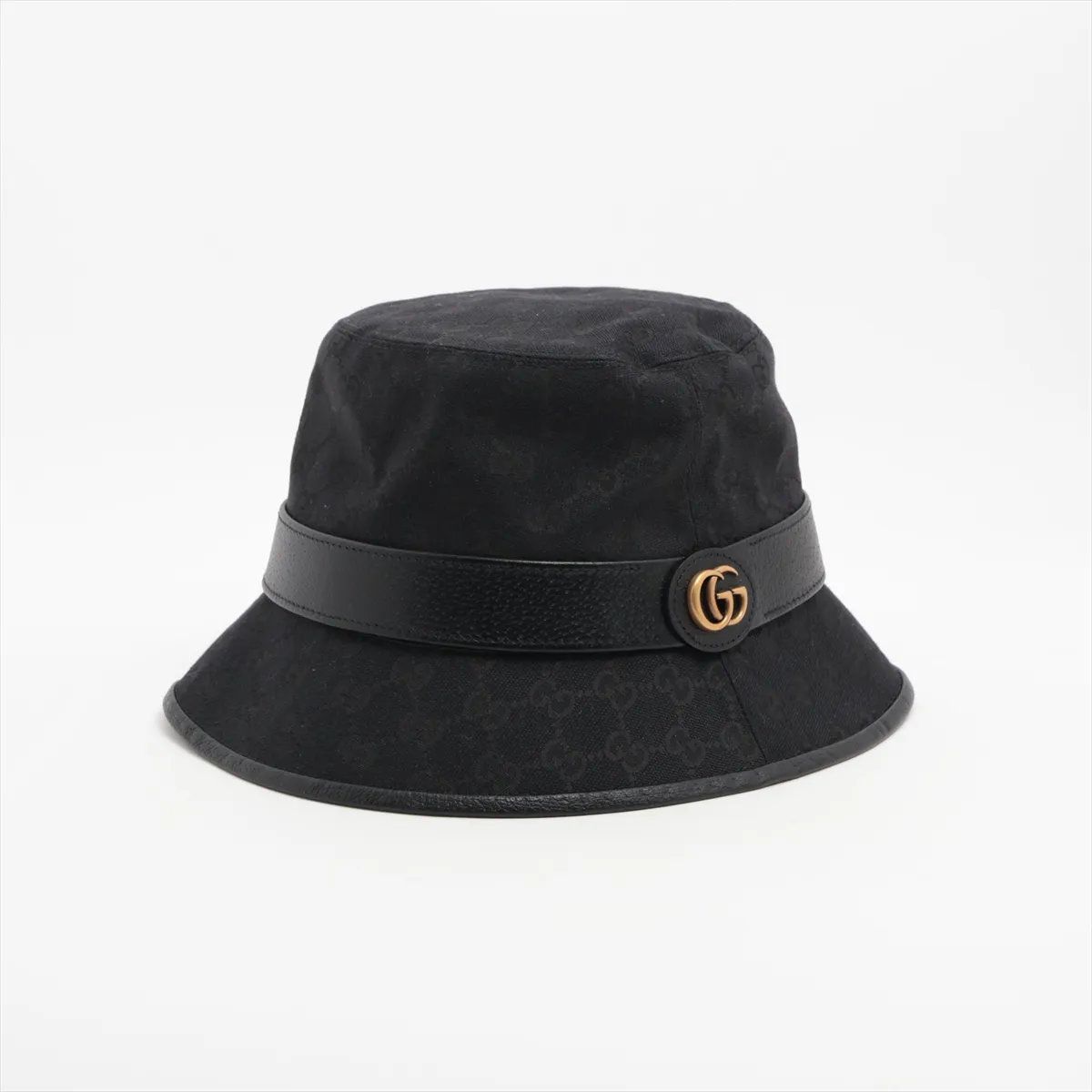 グッチ GGキャンバス バケットハット バケハ L 帽子 576587 ハット ブラック 黒 メンズ MMM DE 50-2