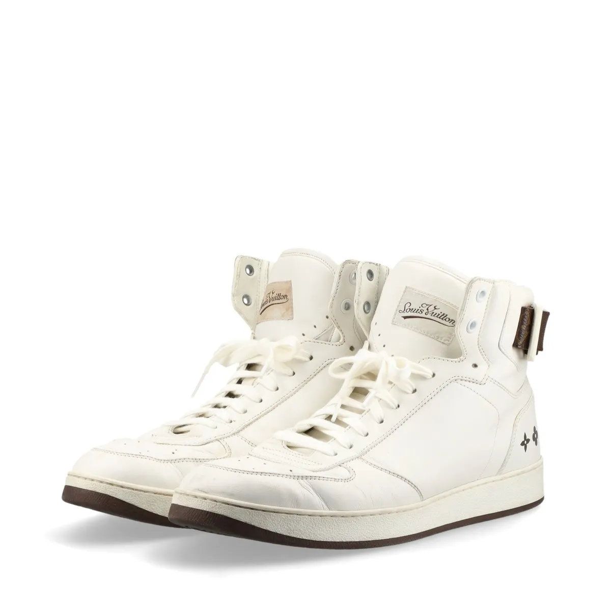 美品 ルイヴィトン リヴォリライン 7 MS0167 レザー スニーカー