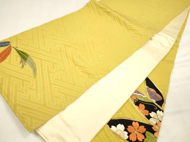 平和屋着物○アンティーク 大正ロマン 中国三大刺繍 相良刺繍 総刺繍