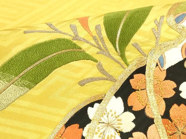 平和屋着物○アンティーク 大正ロマン 中国三大刺繍 相良刺繍 総刺繍