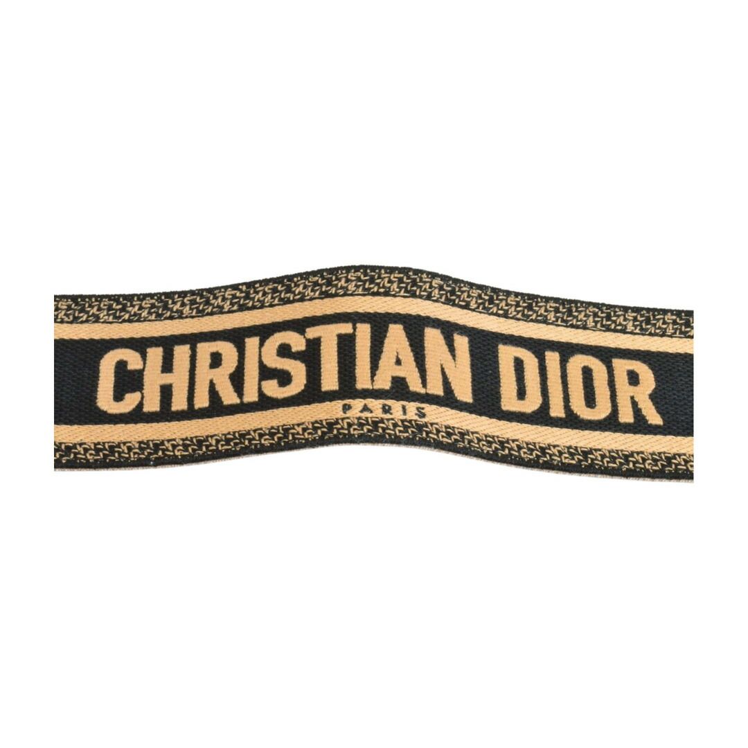  クリスチャンディオール Christian Dior エンブロイダリーベルト キャンバス ベルト ベージュ ブラック サイズ 75 レディース F-YA 1195 その他 バッグ