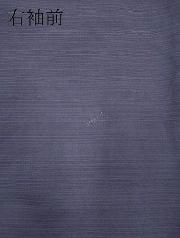 平和屋着物 夏物 色無地 変わり絽 深紫色 正絹 ou 色無地 着物