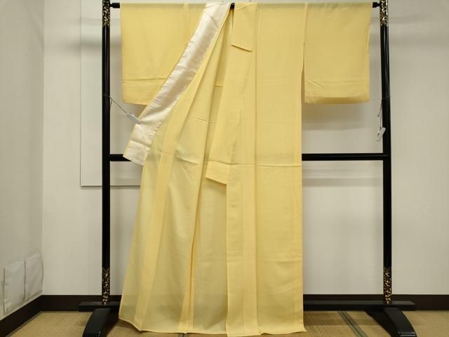 平和屋着物 夏物 色無地 絽 蒸栗色 正絹 ou