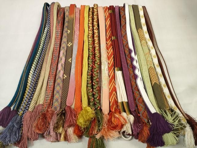 平和屋着物 和装小物 帯締め20本セット 高麗組 笹浪組 変わり貝ノ口 金糸 zzz