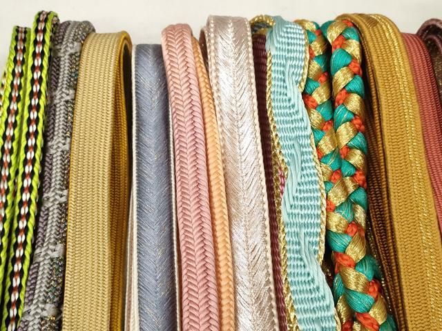 平和屋着物 和装小物 帯締め20本セット 高麗組 冠組 唐組 角八つ組 金糸 zzz