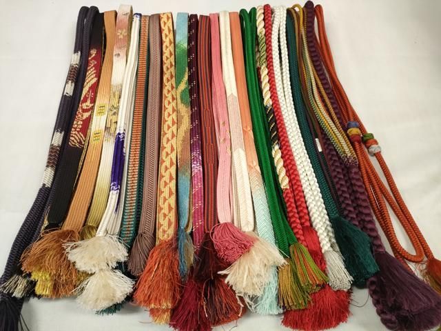 平和屋着物 和装小物 帯締め20本セット 高麗組 冠組 鎌倉組 奈良組 あわじ玉 金銀糸 zzz