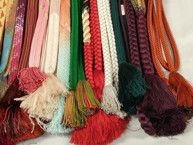  平和屋着物 和装小物 帯締め20本セット 高麗組 冠組 鎌倉組 奈良組 あわじ玉 金銀糸 zzz 帯締め 帯留め 帯飾り