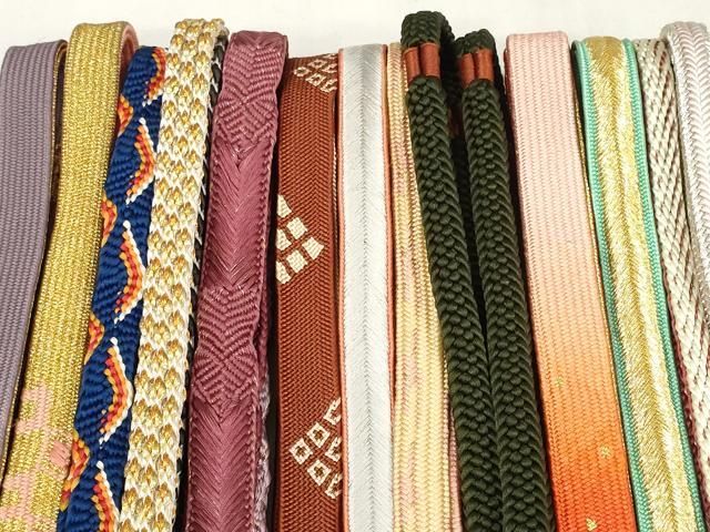 平和屋着物 和装小物 帯締め20本セット 高麗組 唐組 奈良組 冠組 金銀糸 zzz