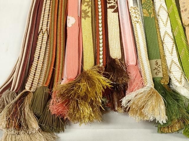 帯締め20本セット 手組紐