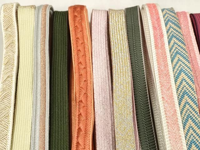 平和屋着物 和装小物 帯締め20本セット 手組紐 高麗組 笹浪組 鴨川組 鎌倉組 金糸 zzz