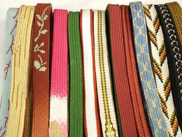 平和屋着物 和装小物 帯締め20本セット 高麗組 笹浪組 唐組 鎌倉組 奈良組 冠組 亀甲組 丸ぐけ 金糸 zzz