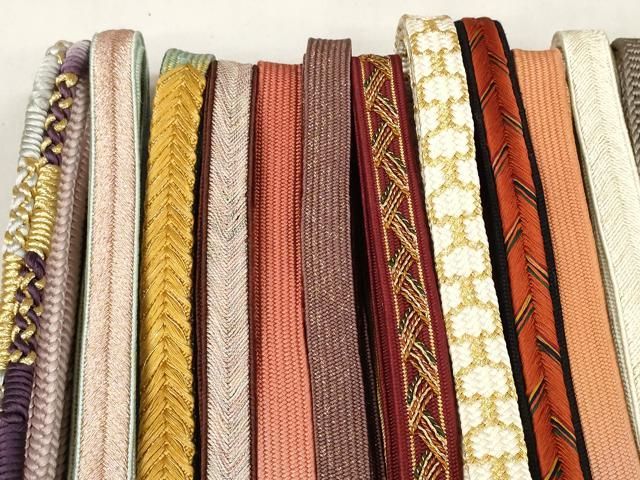 平和屋着物 和装小物 帯締め20本セット 高麗組 冠組 鎌倉組 亀甲組 金糸 zzz
